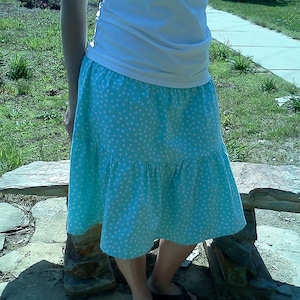 pdf Skirt Sewing Pattern - Aivilo Shirred Skirt - 3 Styles - easy to sew - All sizes from baby to plus - instant download