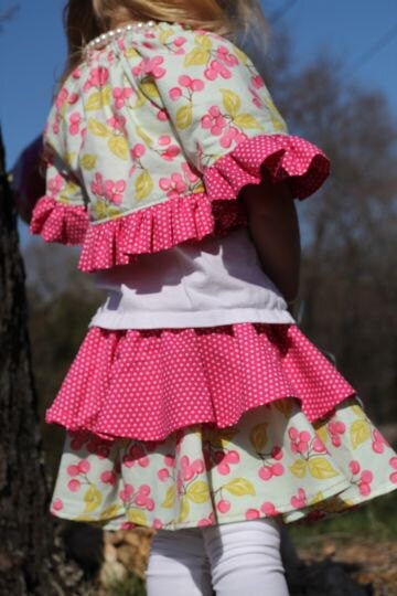 PDF Sewing Pattern Flora's Twirl Skirt Easy to Sew | Etsy