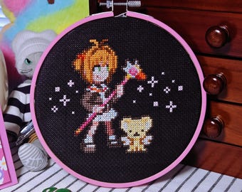 Cardcaptor Sakura-borduurring: Kero Charm, anime-muurkunst