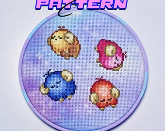 Yu-Gi-Oh-kruissteekpatroon met zondebok | Pdf direct downloaden | Yu gi oh anime ambacht fanart