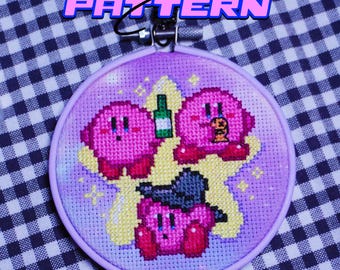 Kirby-kruissteekpatroon | Pdf direct downloaden | Kirby Korea-editie