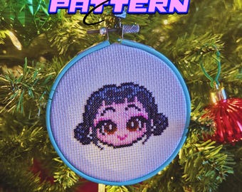 Zoey Face kruissteekpatroon, K-Pop fanart (pdf direct downloaden)