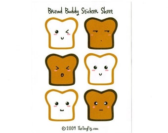 Bread Buddy Sticker Sheet