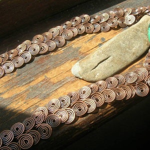 Turquoise Egyptian Spiral necklace image 2