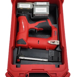 M12 Pin Nailer 23 Guage Packout Liner for Milwauke Compact Organizer