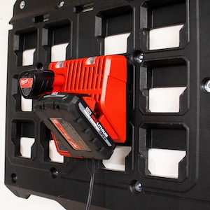 Combo Battery Charger Packout Wall Mount for Milwaukee