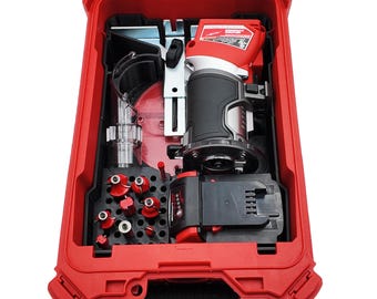 STL File for M18 Fuel Router Packout Organizer: Tool, Bit & Battery Liner V1