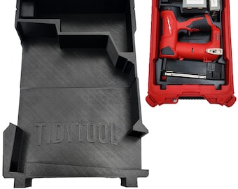 STL File for M12 Pin Nailer 23 Guage Packout Liner for Milwauke Compact Organizer - Version 2