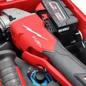 Custom Liner Organizer For Milwaukee M18 FUEL Cut-Off Grinder – Fits Packout Compact Organizer (48-22-8435), Holds Tool, Blades & 6.0AH Battery, PETG Impact-Resistant