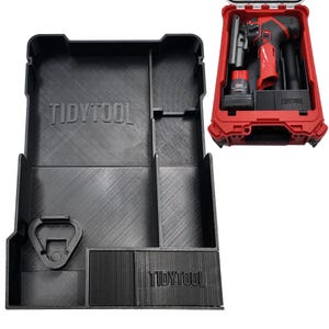 STL File for M12 Fuel Jigsaw Liner for Milwaukee Compact Organizer - Version 2