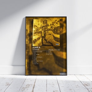 Album Cover Poster J.000.S by Josman, album wall art, music album artwork, french rap, rap poster