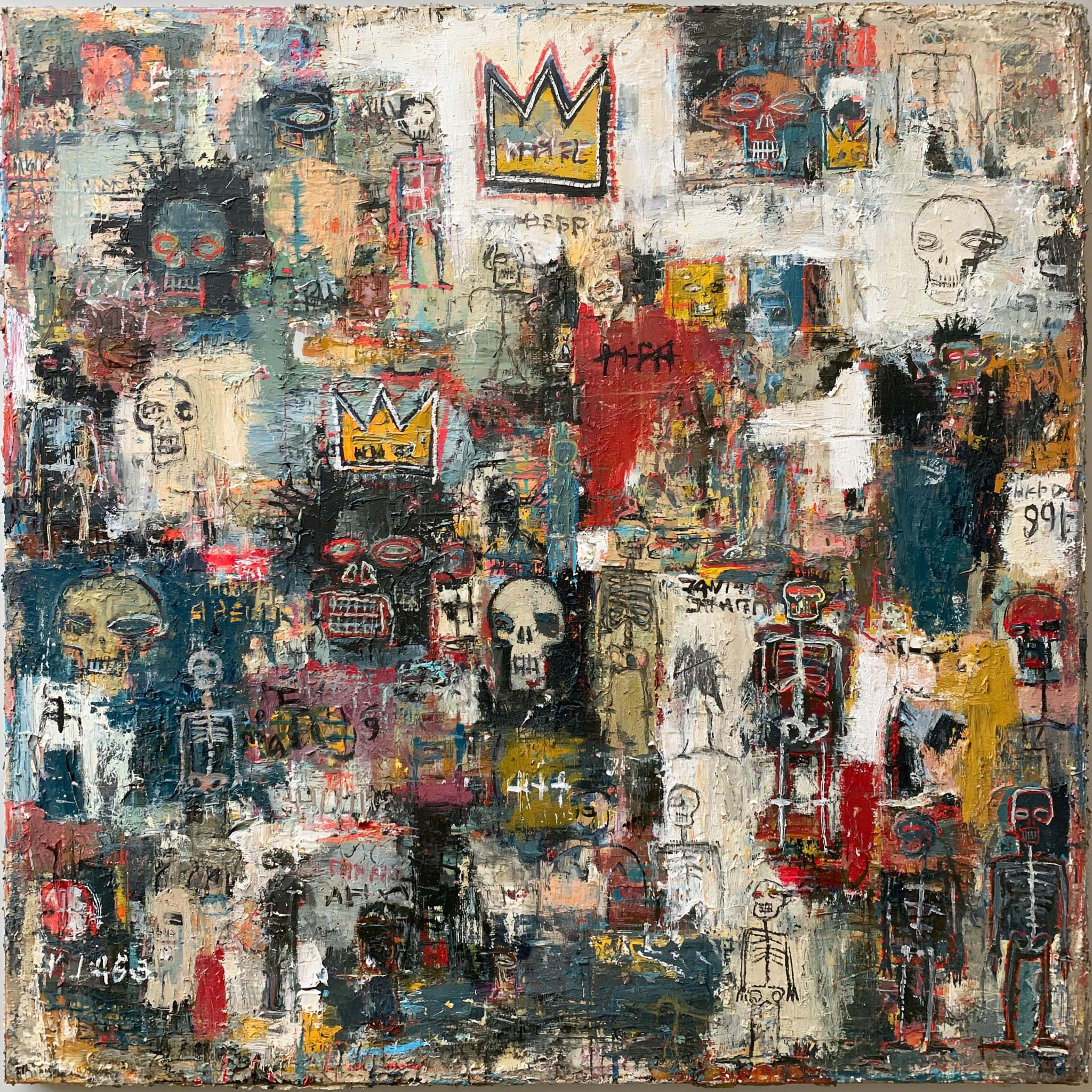 バスキア キャンパスプリントアート Jean michel basquiat print - Etsy 日本
