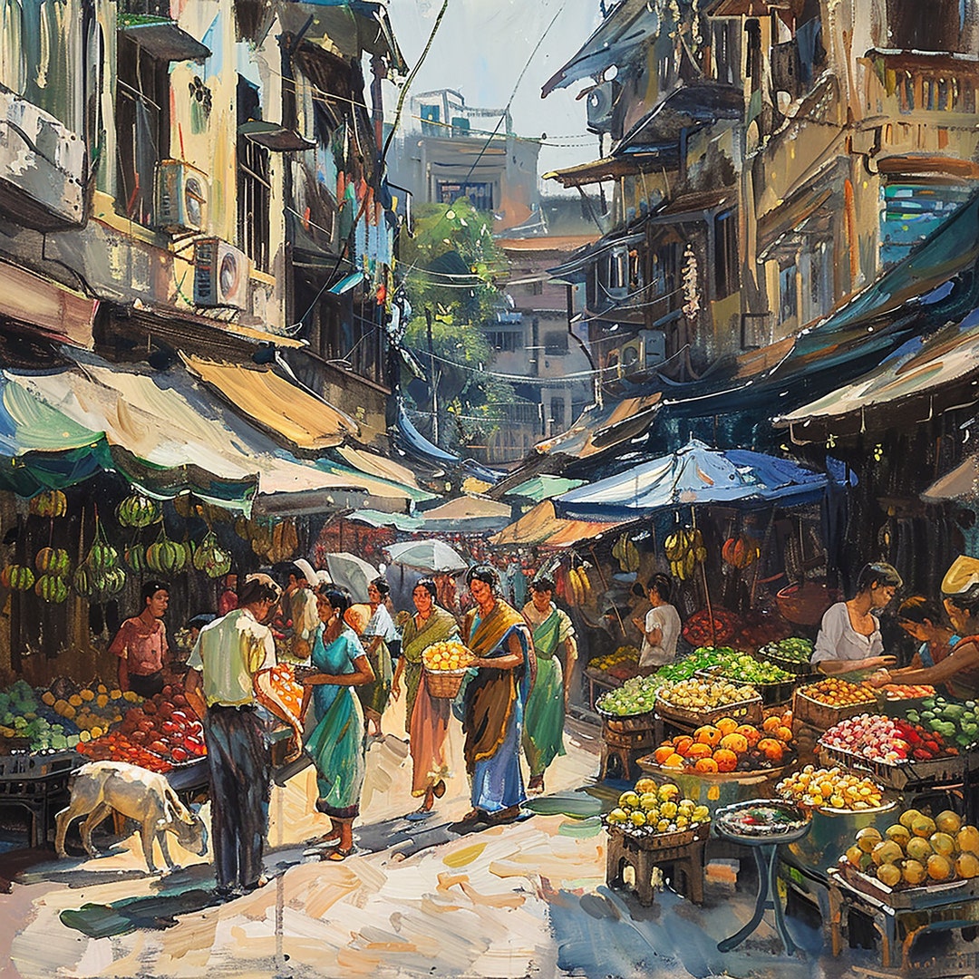 Bonhams : Cornelis Springer (Dutch 1817-1891) Market day in