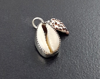 CS19 - Cowrie Shell Charm by MicheleGradyDesigns