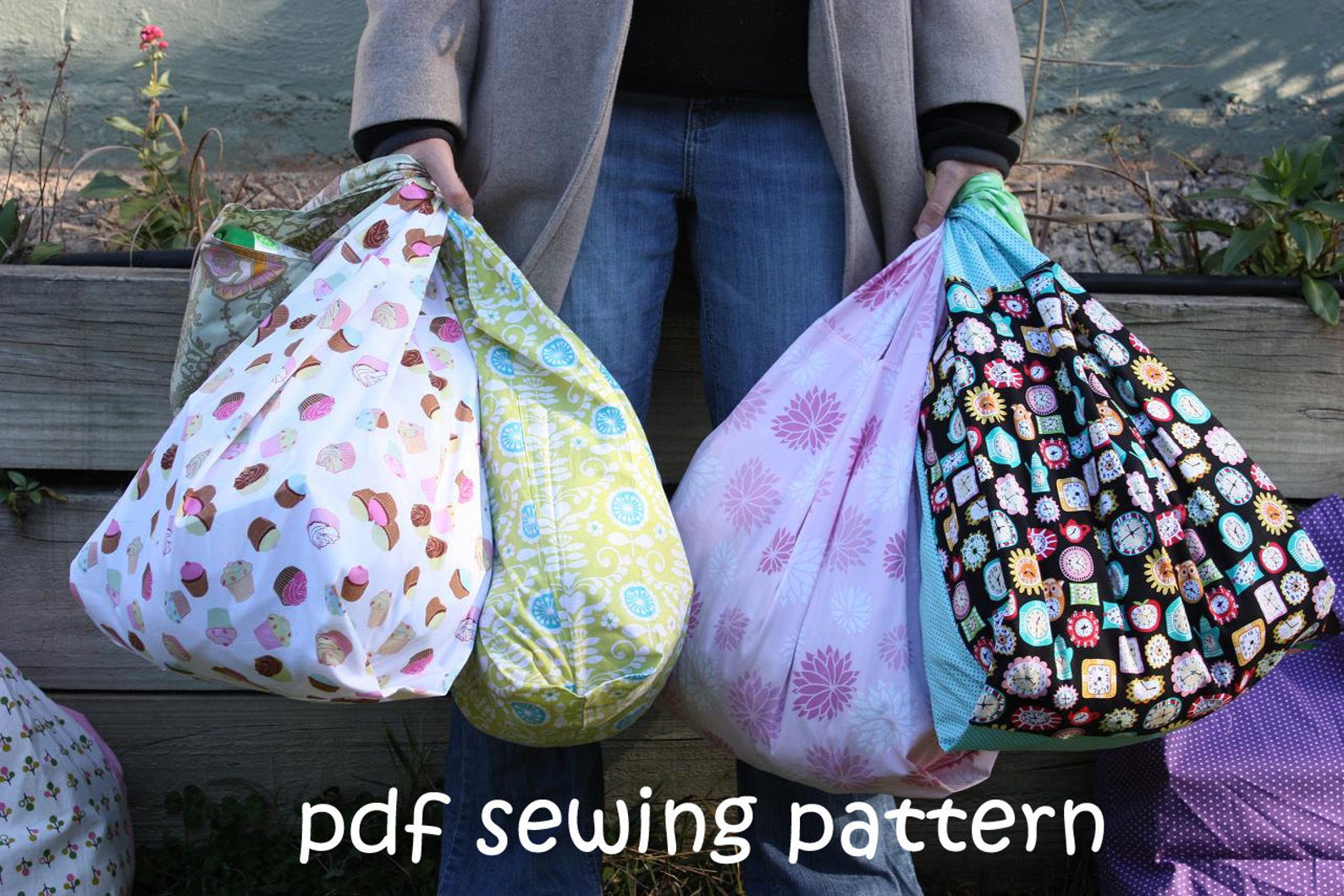 Supermarket Checkout Bag PDF Sewing Pattern - Etsy