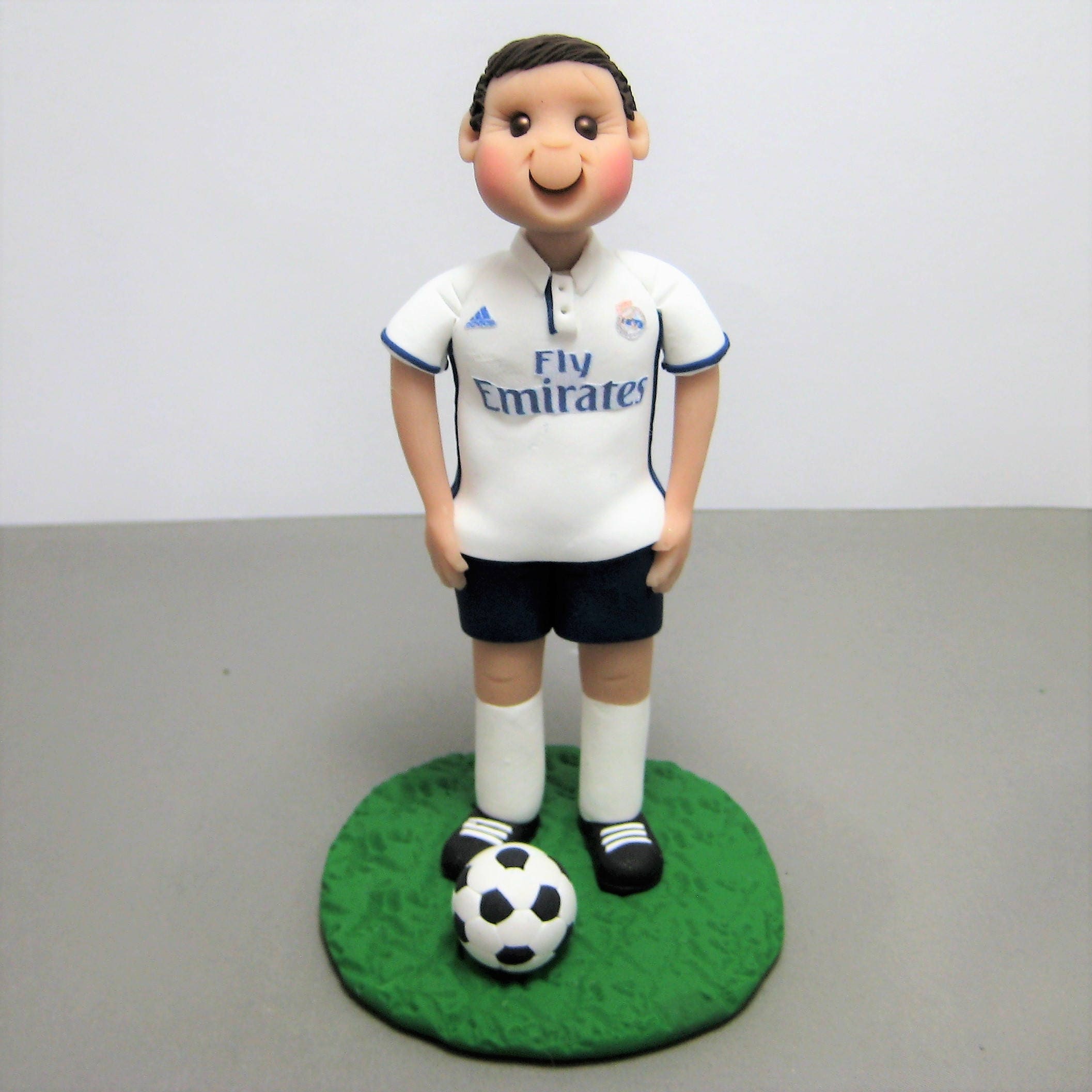 Soccer Player Personalized Birthday Cake Topper Figurine Etsy