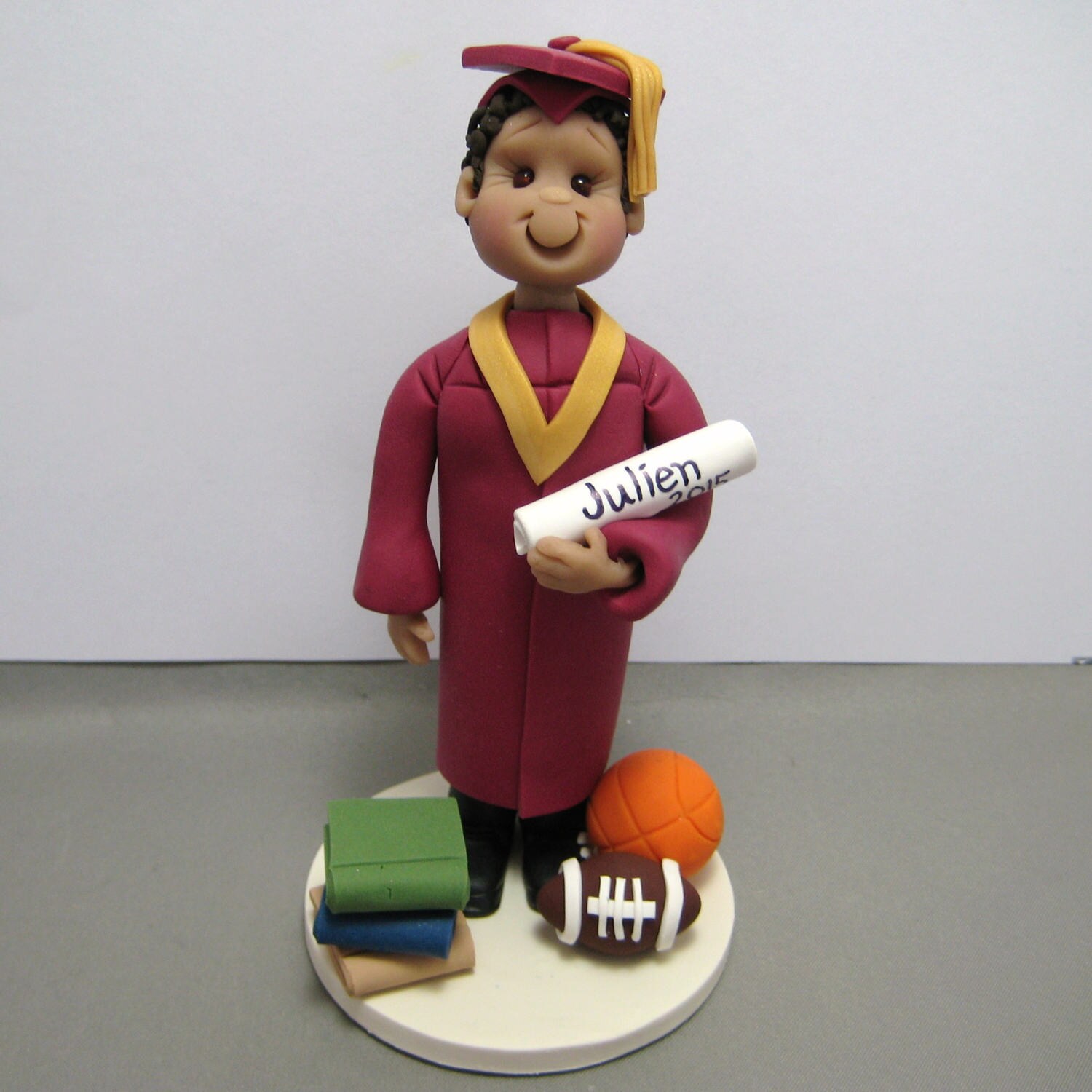 Personalized Graduation Cake Topper Figurine Custom Made To | Etsy