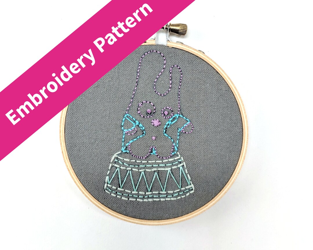 Embroidery Pattern: Circus Ringmonster - Etsy