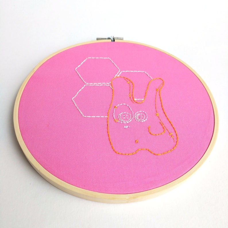 Embroidery Pattern: Kennin Creature Geometry image 3