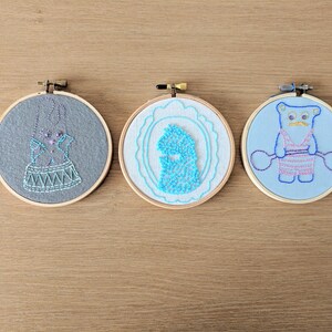 Embroidery Pattern: Circus Strong Monster image 5