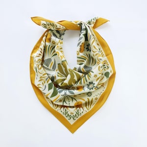 Bandana Haarband bunt Ethno-inspiriert Original Kunst Mandala Taschentuch Baumwolle Voile Haar Schal