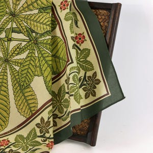 Bandana d'été botanique mince et respirant, écharpe en voile de coton doux, fleurs bohèmes, cadeau pour elle