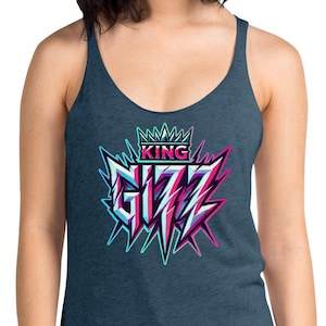 King Gizzard and the Lizard Wizard Women&#39;s Tank Top, King Gizz Tank Top, King Gizzard and the Lizard Wizard, Women&#39;s Racerback Tank Top