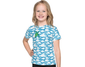 Turtle in the Clouds Kids T-Shirt