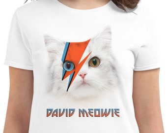 David Meowie T-Shirt: David Bowie Cat Shirt