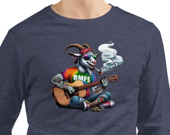 Billy Strings Goat Long Sleeve, BMFS Goat Shirt, Unisex Long Sleeve Tee, Billy Strings Long Sleeve, BMFS Long Sleeve, Billy Strings Clothing