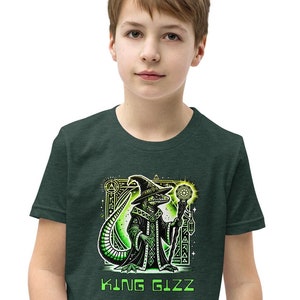 King Gizz Youth Shirt, King Gizzard and the Lizard Wizard, KGLW Youth Tee, KGLW Kids T-Shirt, KGLW Kids Shirt, Youth Short Sleeve T-Shirt