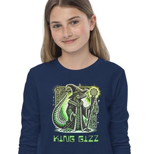 King Gizz Kids Shirt, Youth Long Sleeve, King Gizz Kids, King Gizz Youth, King Gizzard, Lizard Wizard, KGLW Shirt, KGLW Kids, Lizard Shirt