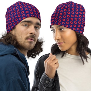 Phish Donut Print Beanie: Fishman Style Hat