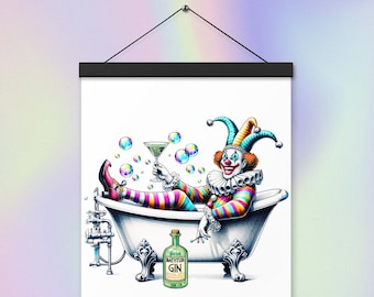 Phish Bathtub Gin Poster with Hangers, Phish Bathtub Gin,Phish Poster, Phish Art, Phish Gift