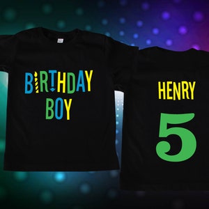 Glow Party Shirt, Birthday Boy Shirt, Glow Party, Blacklight Party, Boy&#39;s Birthday, Neon, Pump it up birthday, Neon Shirt, Glow Shirt