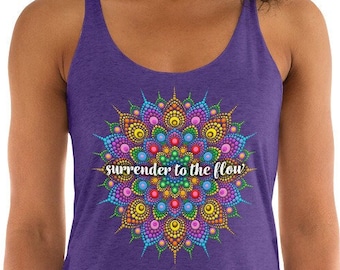 Phish Lizards Tank Top, Surrender to the Flow, Phish Tank Top, Phish Gamehendge Shirt, Phish  Women's Shirt, Women's Racerback Tank