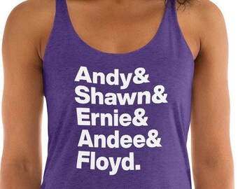 Andy Frasco and the U.N. Racerback Tank Top: Band Member Names