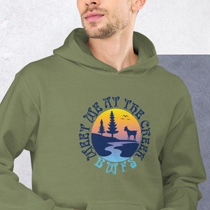 Meet me at the Creek Hoodie, BMFS, Billy Strings Fan, Billy Strings Hoodie, Billy Goat, Billy Goat Hoodie, Billy Strings Sweater