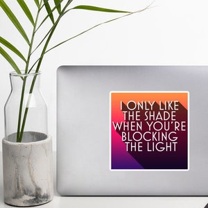 Phish Shade Vinyl Sticker: Valentine&#39;s Gift, Bubble-Free