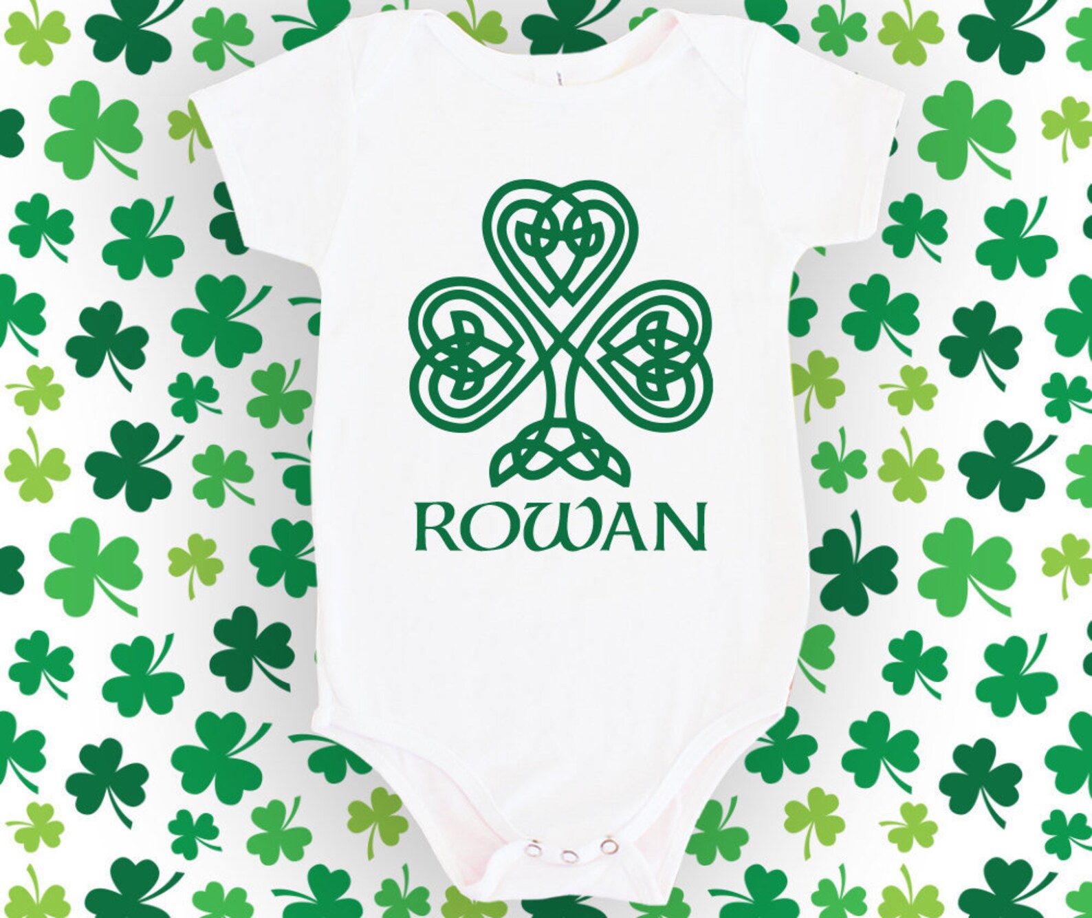 Custom Irish Personalized Irish Celtic Shamrock Custom St - Etsy