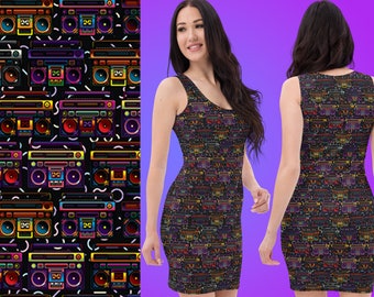 BoomBox Bodycon dress