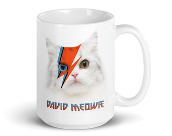 David Meowie Mug