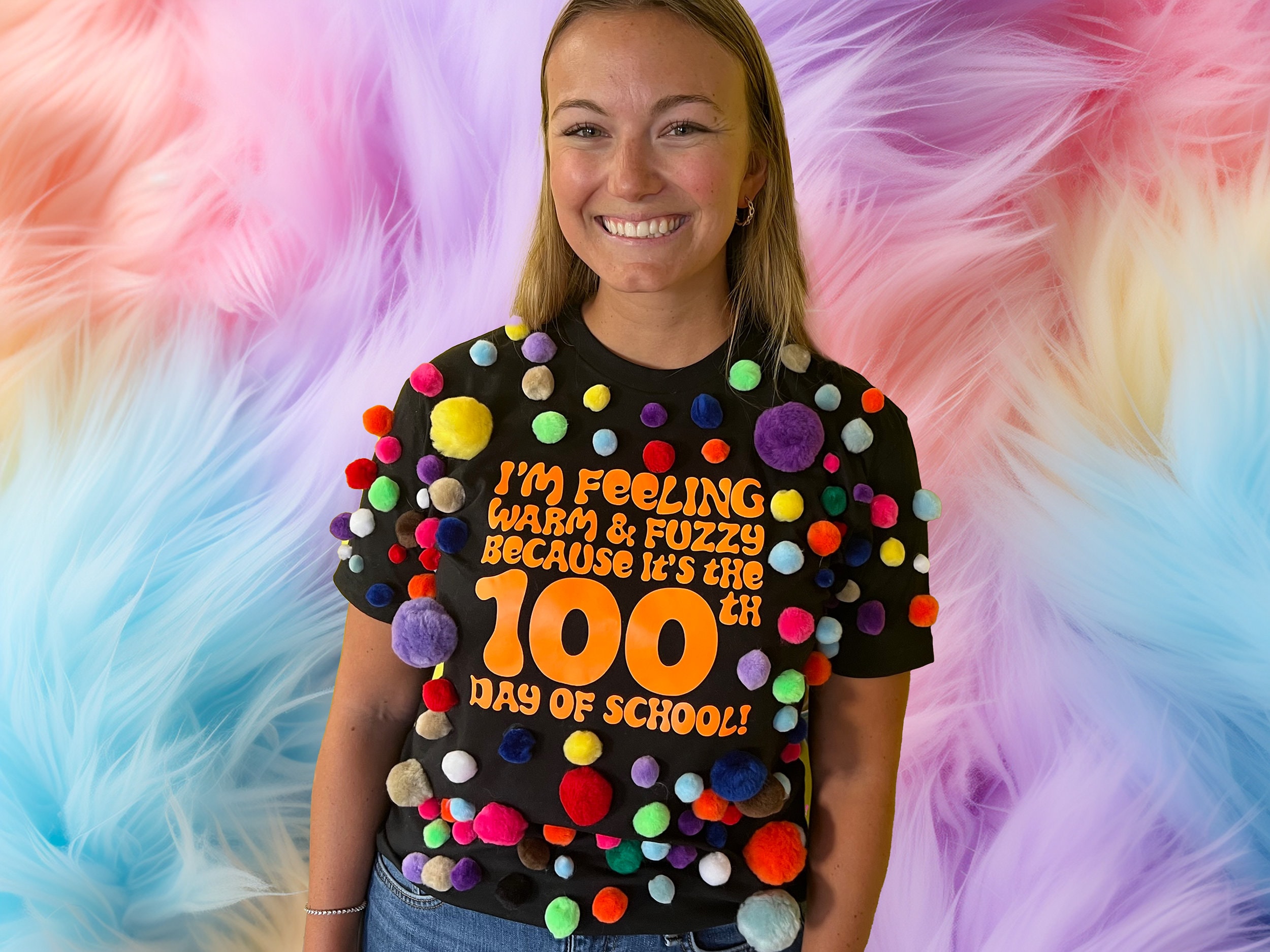 Fuzzy t shirt hotsell