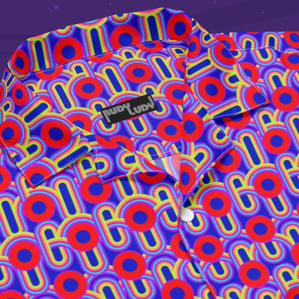 Phish Vegas Donut Button-Down Shirt: Psychedelic 70s Print