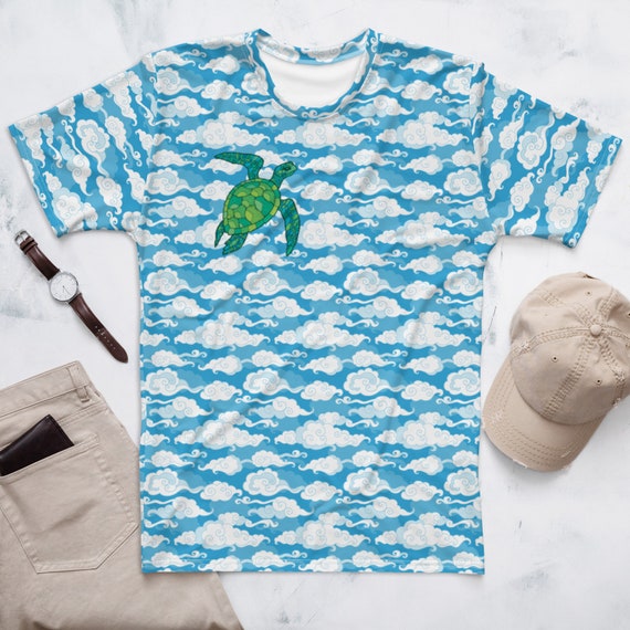 Turtle in the Clouds all over print T-shirt