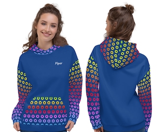 Phish Rainbow Donuts Hoodie: Psychedelic Unisex Sweatshirt