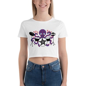 Fishman Women’s Crop Tee, Phish Shirt, Phish Print, Phish Donuts, Fishman Shirt, Phish Chicks, Phish Crop Top, Phish Fan, Phish Gift, Phish