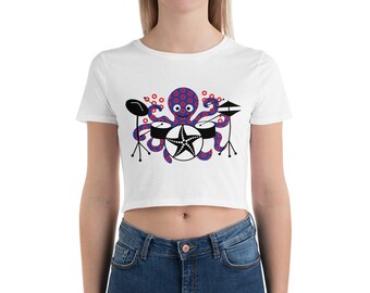 Fishman Women’s Crop Tee, Phish Shirt, Phish Print, Phish Donuts, Fishman Shirt, Phish Chicks, Phish Crop Top, Phish Fan, Phish Gift, Phish