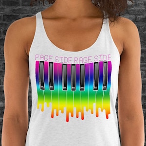 Phish Tank Top, Phish Women's, Phish Girl, Phish Chicks, Page Shirt, Page Side Rage Side, Page Piano Shirt, Psychedelic Phish, Phish Tour