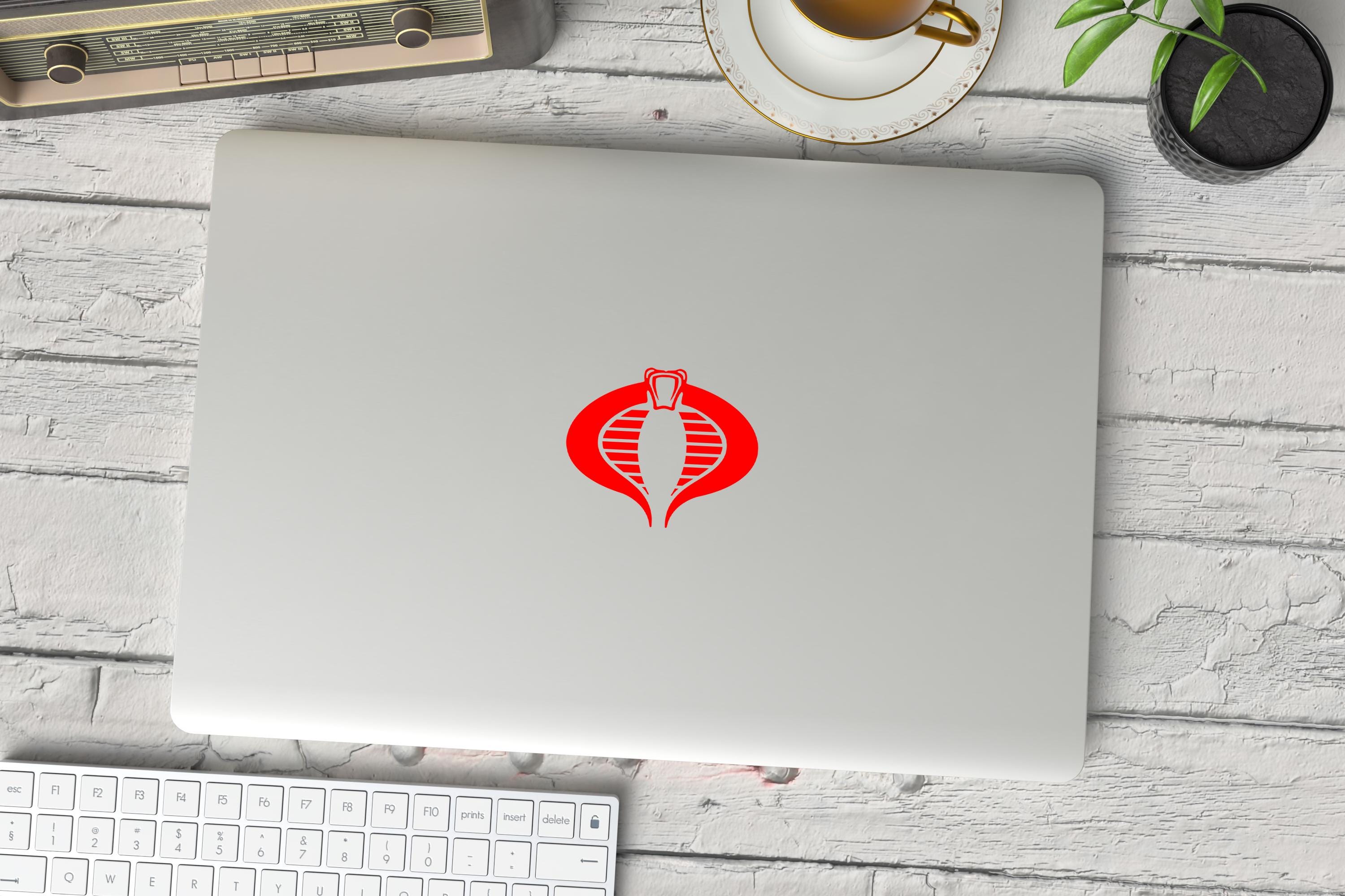 Cobra Commander Symbol Vinyl Decal: Waterproof Car Laptop Sticker - Etsy